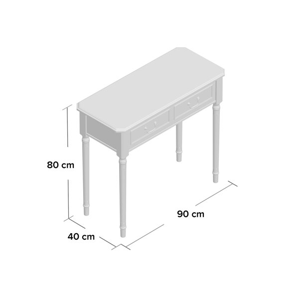 Maison Alouette Konsolentisch Delozier & Bewertungen | Wayfair.de